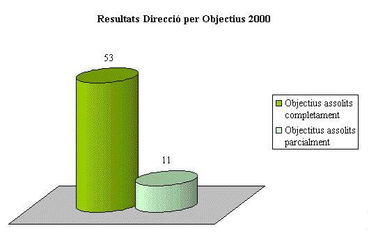 Resultats Direcci� per Objectius 2000