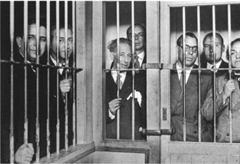 El govern de la Generalitat empresonat