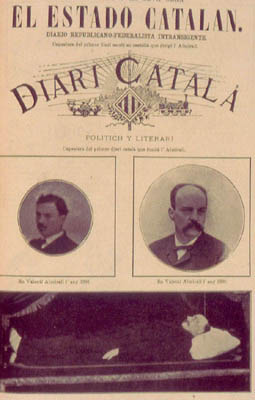 Portada del Diari catal� del dia de la mort 