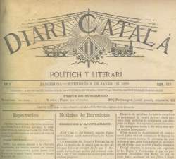 Capalera del Diari Catal