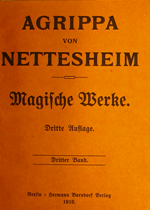 Agrippa von Nettesheim / Magische Werke
