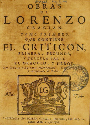 Obras de Lorenzo Gracian