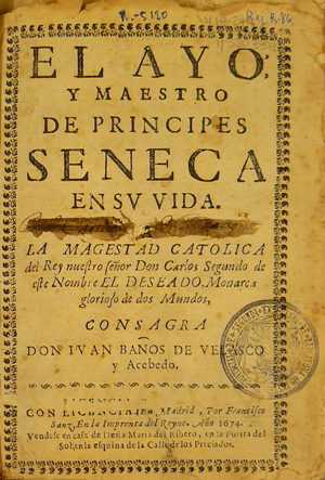 Ayo y maestro de principes Seneca