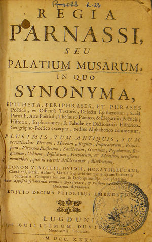 Regia parnassi