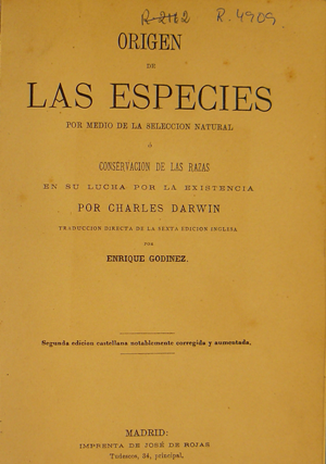 Origen de las especies