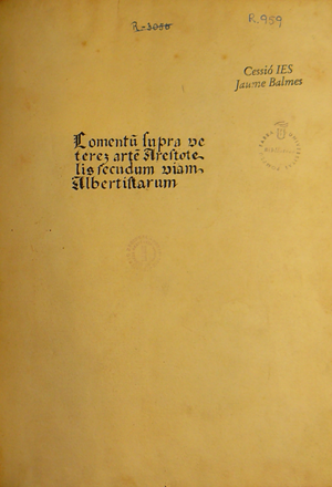 Albert Magne portada