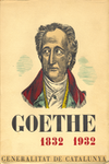 Coberta d'una antologia d'obres de Johan Wolfgang von Goethe, edició de la Generalitat republicana per a les escoles de Catalunya, cap el 1932