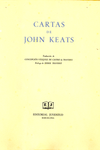 Coberta del llibre Cartas de John Keats, edició de bibliòfil