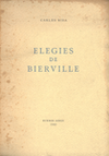 Coberta del llibre Elegies de Bierville, de Carles Riba, edició clandestina del 1943