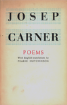 Coberta del llibre Poems, de Josep Carner, traducció a l'anglès