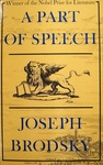 Coberta de "A part of speech", de Joseph Brodsky