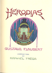 Coberta del llibre Herodias, de Gustave Flaubert, edició de 1926