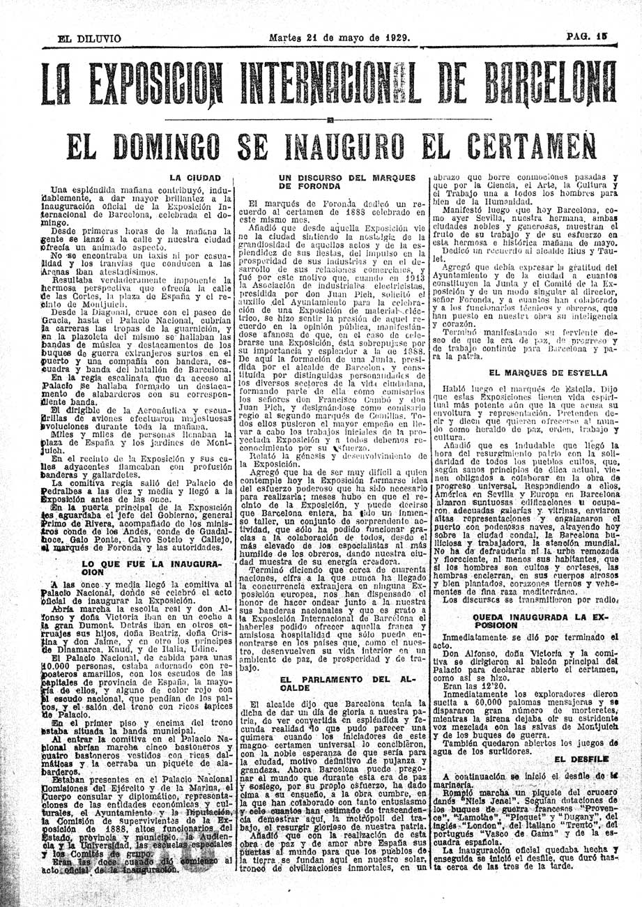 El Diluvio