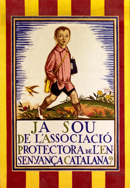 Reproducció del cartell original, dipositat a la Biblioteca del Pavelló de la República, Universitat de Barcelona