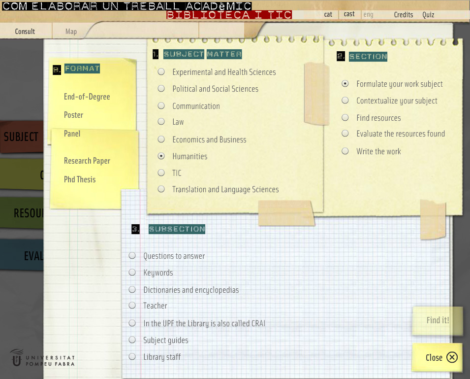 Interface of direct consultation