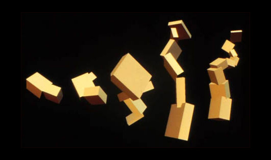 Karl Sims: Evolved Virtual Creatures.(c) Karl Sims. Utilizada con permiso