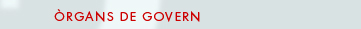 Òrgans de govern
